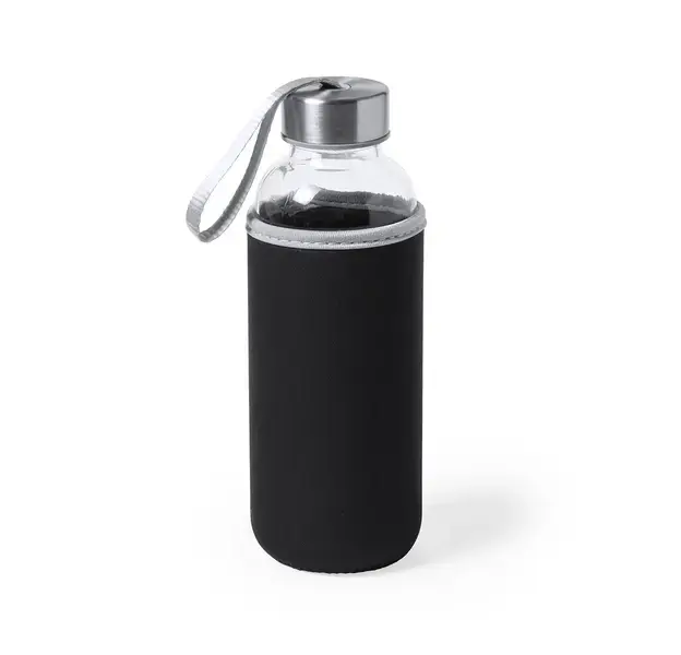 Trinkflasche Dokath - schwarz, Farbe: schwarz personalisierte Geschenke , 2 image