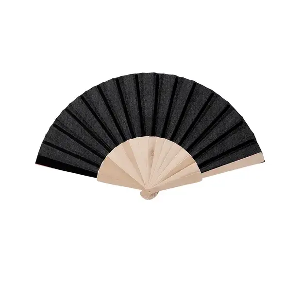Fächer Folklore - schwarz, Farbe: schwarz personalisierte Geschenke , 2 image