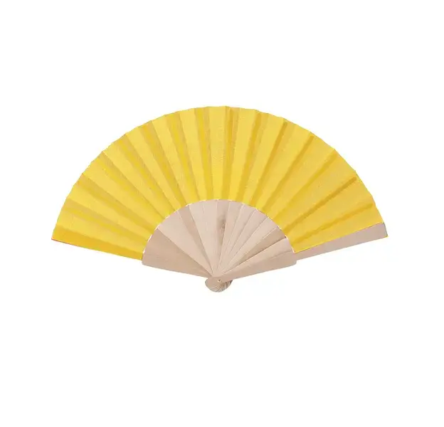 Fächer Folklore - gelb, Farbe: gelb personalisierte Geschenke , 2 image