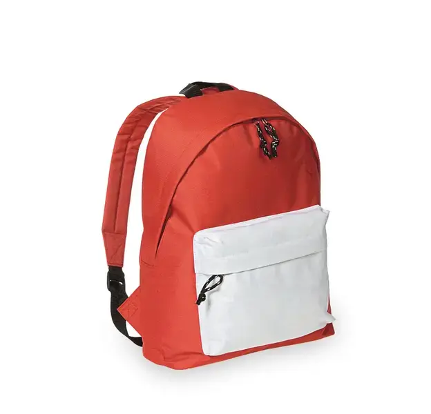 Rucksack Discovery - rot - weiß, Farbe: rot - weiß personalisierte Geschenke , 2 image