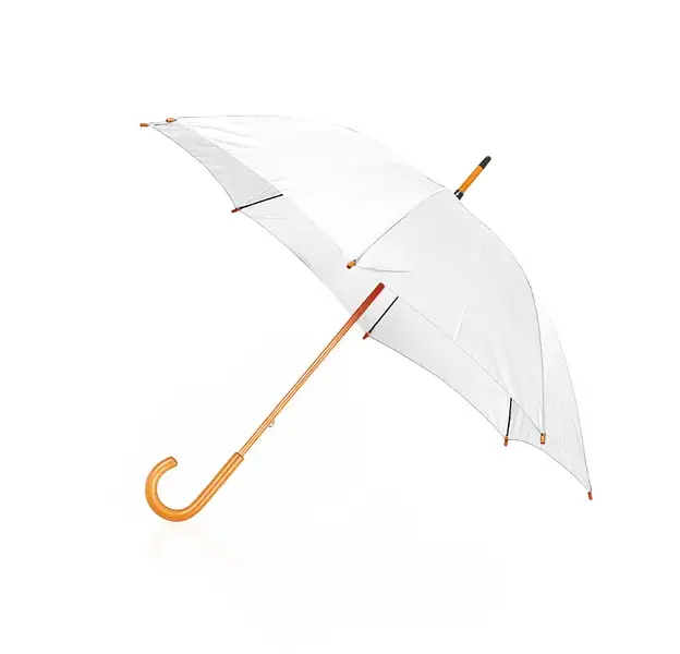 Regenschirm Santy - weiß, Farbe: weiß personalisierte Geschenke , 4 image