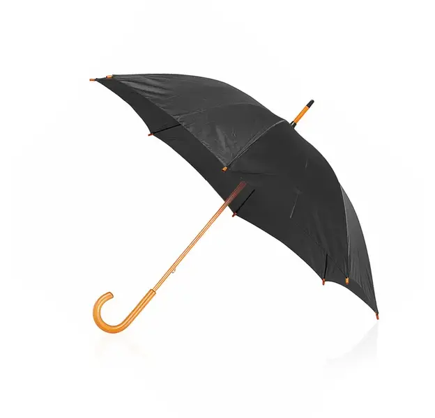 Regenschirm Santy - schwarz, Farbe: schwarz personalisierte Geschenke , 4 image