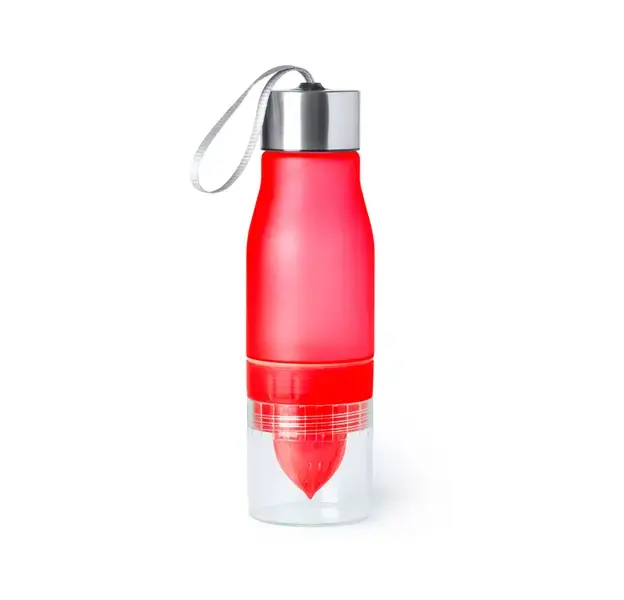 Trinkflasche Fruchtsaftpresse Selmy - rot, Farbe: rot personalisierte Geschenke , 7 image