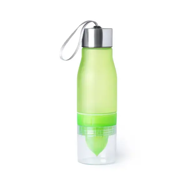 Trinkflasche Fruchtsaftpresse Selmy - hellgrün, Farbe: hellgrün personalisierte Geschenke , 7 image