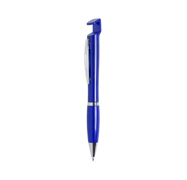 Kugelschreiber Halter Cropix - blau, Farbe: blau personalisierte Geschenke , 2 image
