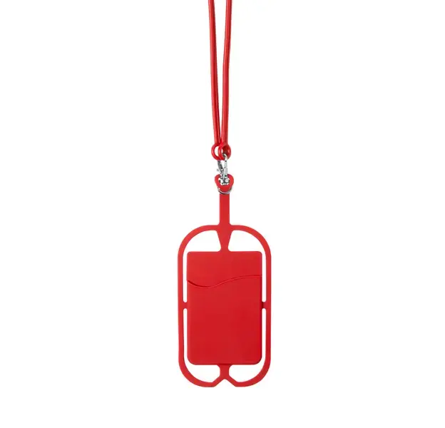 Schlüsselband Veltux - rot, Farbe: rot personalisierte Geschenke , 3 image