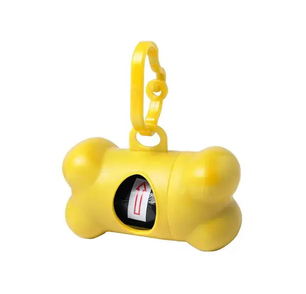 Müllbeutelspender Rucin - gelb, Farbe: gelb personalisierte Geschenke , 2 image