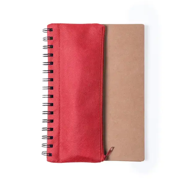 Notizbuch Mosku - rot, Farbe: rot personalisierte Geschenke , 3 image