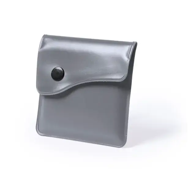 Tasche Aschenbecher Berko - silber, Farbe: silber personalisierte Geschenke , 3 image