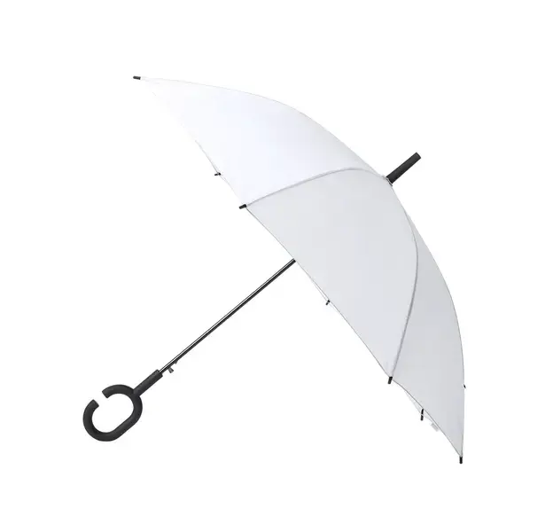 Regenschirm Halrum - weiß, Farbe: weiß personalisierte Geschenke , 4 image