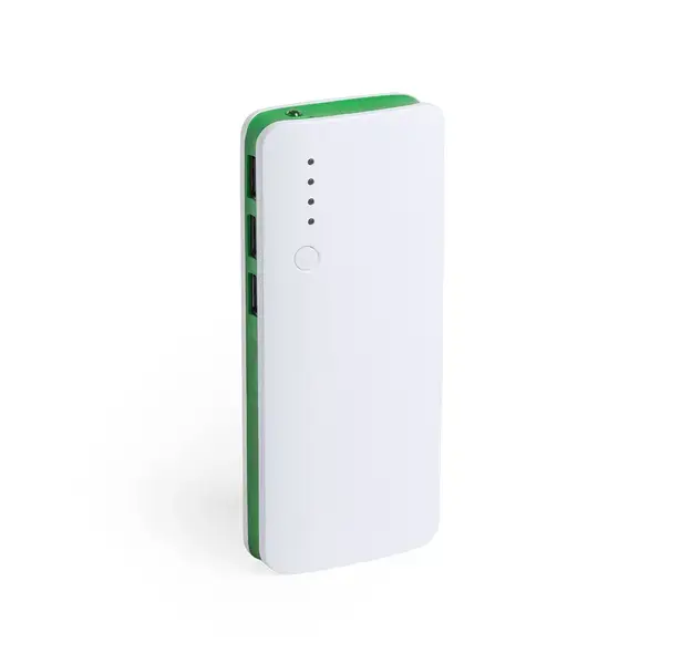 Power Bank Kaprin - grün, Farbe: grün personalisierte Geschenke , 2 image