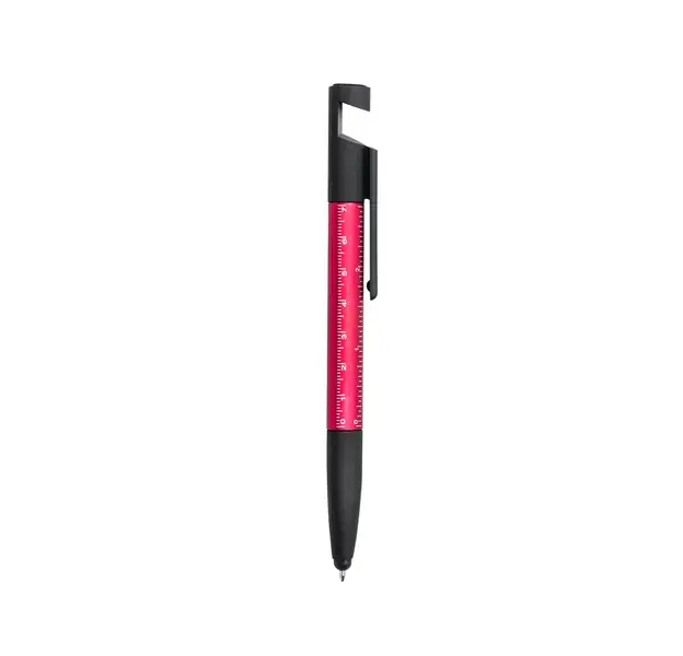 7 in 1 Multifunktion Kugelschreiber Payro - rot, Farbe: rot personalisierte Geschenke , 6 image