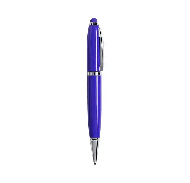 Kugelschreiber Pointer USB Sivart 16GB - blau, Farbe: blau personalisierte Geschenke , 3 image
