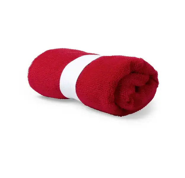 Saugfähiges Handtuch Kefan - rot, Farbe: rot personalisierte Geschenke , 4 image
