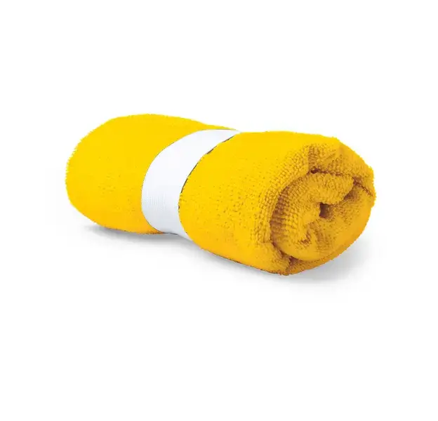 Saugfähiges Handtuch Kefan - gelb, Farbe: gelb personalisierte Geschenke , 3 image