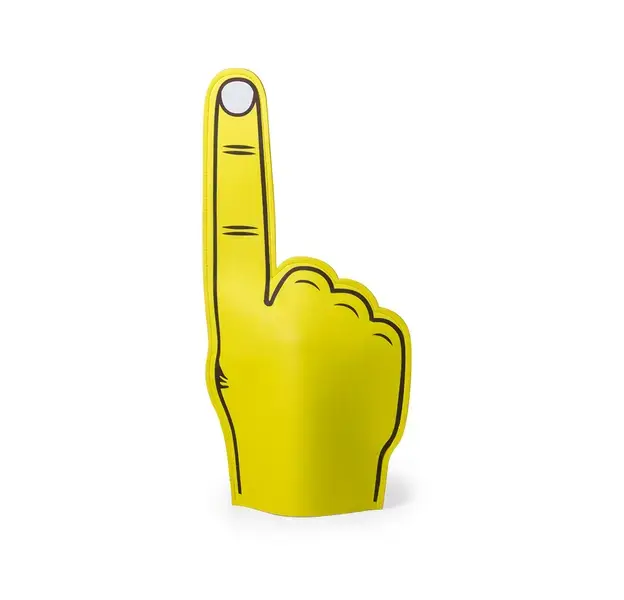 Klatschhand Zacky - gelb, Farbe: gelb personalisierte Geschenke , 2 image
