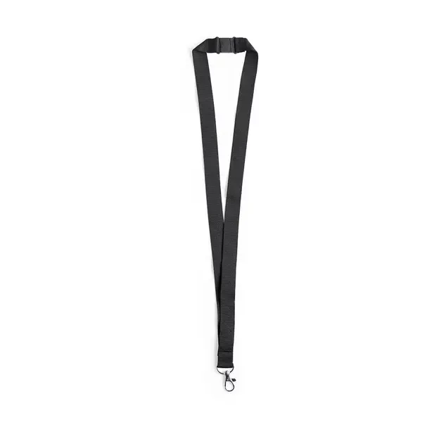 Schlüsselband Kappin - schwarz, Farbe: schwarz personalisierte Geschenke , 4 image