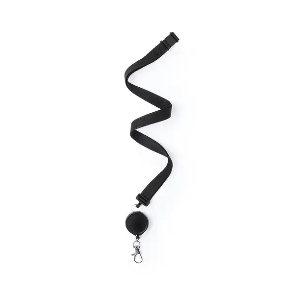 Schlüsselband Lemer - schwarz, Farbe: schwarz personalisierte Geschenke , 3 image