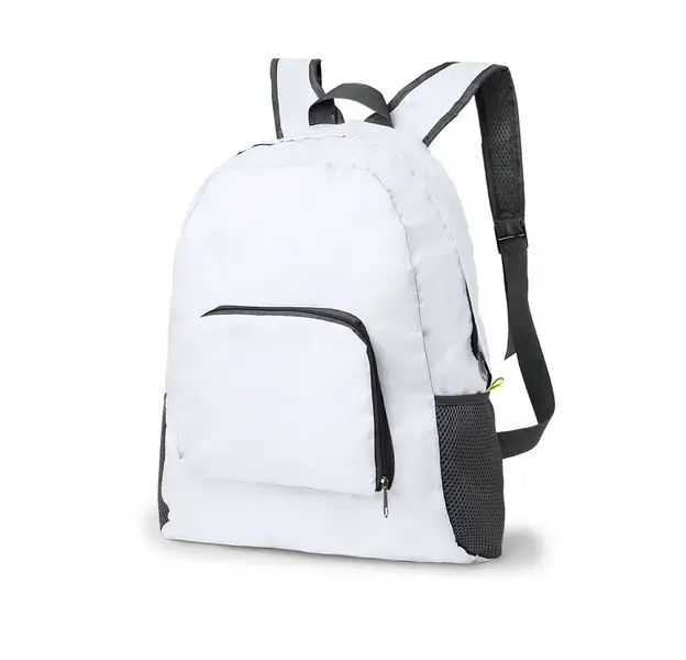 Faltbarer Rucksack Mendy - weiß, Farbe: weiß personalisierte Geschenke , 3 image