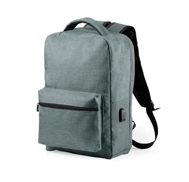 Anti-Diebstahl Rucksack Komplete - grau, Farbe: grau personalisierte Geschenke , 4 image