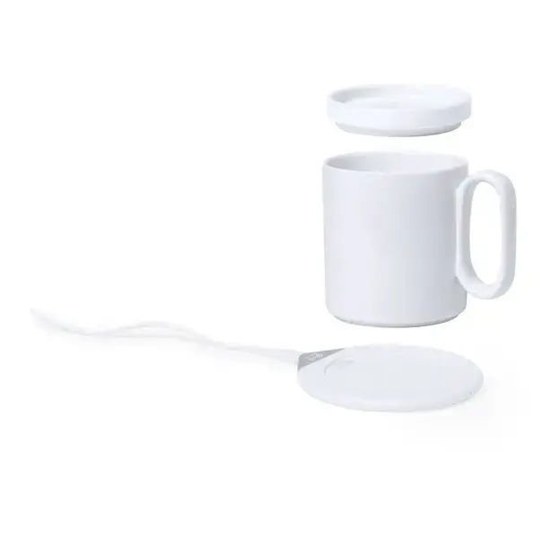 Tasse Wärmer Ladegerät Kalan - weiß, Farbe: weiß personalisierte Geschenke , 4 image