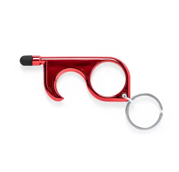 Schlüsselanhänger Anticontact Cimak - rot, Farbe: rot personalisierte Geschenke , 4 image