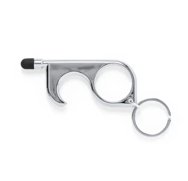Schlüsselanhänger Anticontact Cimak - silber, Farbe: silber personalisierte Geschenke , 3 image