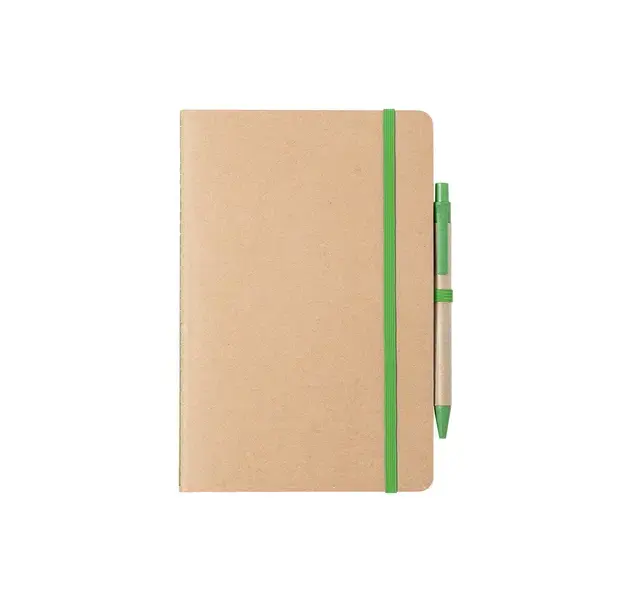 Notizbuch Esteka - grün, Farbe: grün personalisierte Geschenke , 3 image