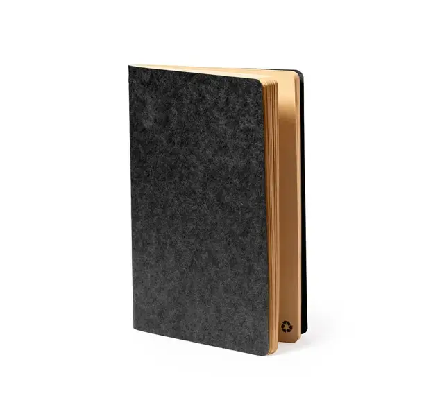Notizbuch Rayish - schwarz, Farbe: schwarz personalisierte Geschenke , 5 image