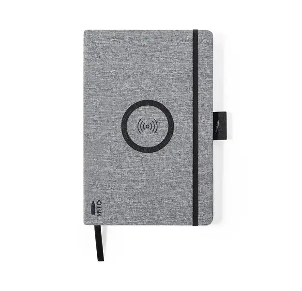 Ladegerät Notizblock Bein - grau, Farbe: grau personalisierte Geschenke , 5 image