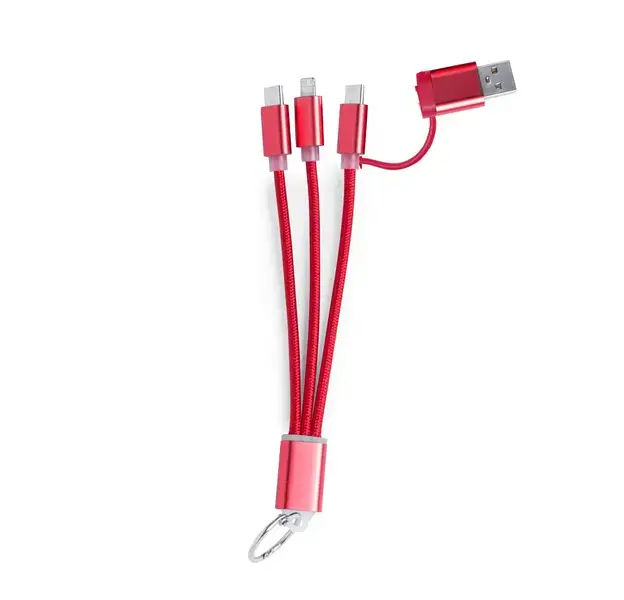 Ladegerätkabel Frecles - rot, Farbe: rot personalisierte Geschenke , 2 image