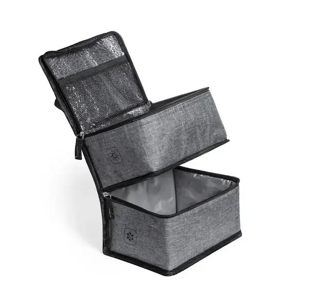 Kühltasche Stacy - grau, Farbe: grau personalisierte Geschenke , 5 image