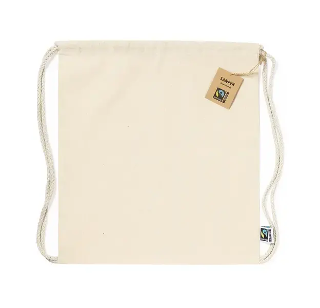 Rucksack Sanfer Fairtrade - naturfarben, Farbe: naturfarben personalisierte Geschenke , 3 image