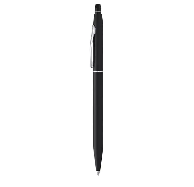 Kugelschreiber Classic Click - schwarz, Farbe: schwarz personalisierte Geschenke , 2 image