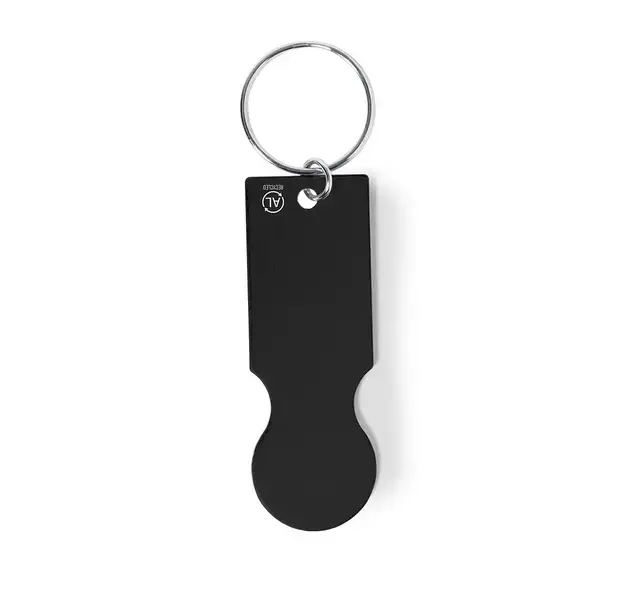 Schlüsselanhänger EK-Chip Talgun - schwarz, Farbe: schwarz personalisierte Geschenke , 2 image