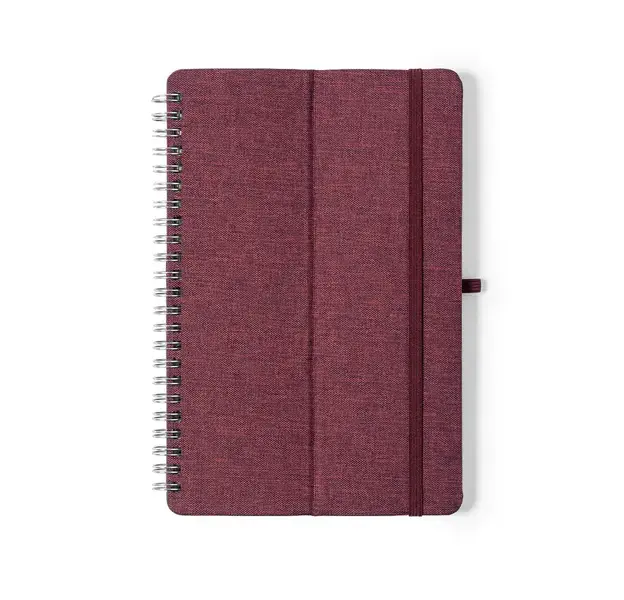 Halter Notizbuch Maisux - rot, Farbe: rot personalisierte Geschenke , 4 image