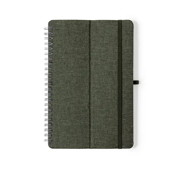 Halter Notizbuch Maisux - grün, Farbe: grün personalisierte Geschenke , 6 image
