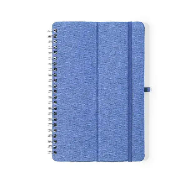 Halter Notizbuch Maisux - blau, Farbe: blau personalisierte Geschenke , 3 image