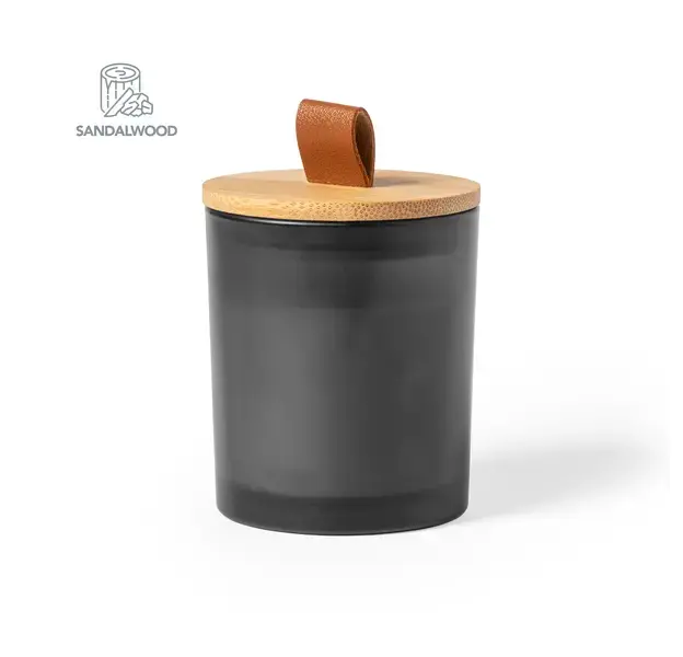 Duftkerze Lonka - schwarz, Farbe: schwarz personalisierte Geschenke , 3 image
