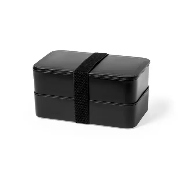 Lunch Box Vilma - schwarz, Farbe: schwarz personalisierte Geschenke , 7 image