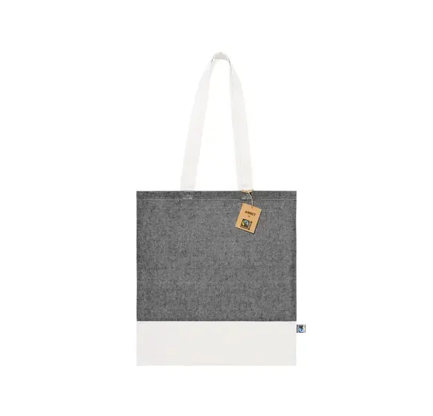 Tasche Annet Fairtrade - schwarz, Farbe: schwarz personalisierte Geschenke , 6 image