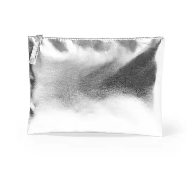 Kosmetik Tasche Darak - silber, Farbe: silber personalisierte Geschenke , 3 image
