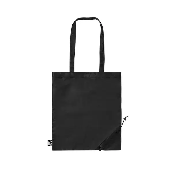 Faltbare Tasche Lulu - schwarz, Farbe: schwarz personalisierte Geschenke , 3 image