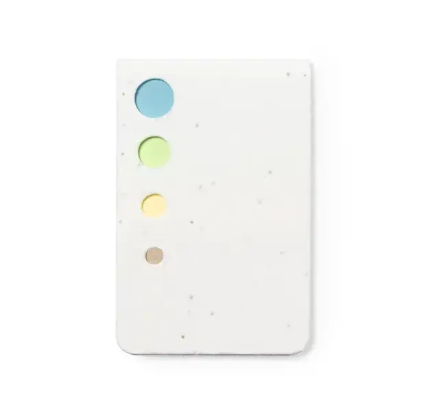Samen Notizblock Amenti - weiß, Farbe: weiß personalisierte Geschenke , 4 image