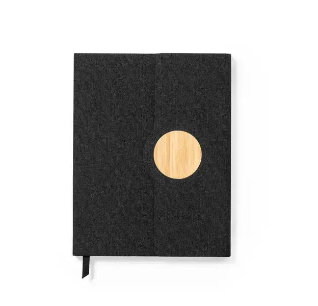 Notizblock Aquo - schwarz, Farbe: schwarz personalisierte Geschenke , 6 image