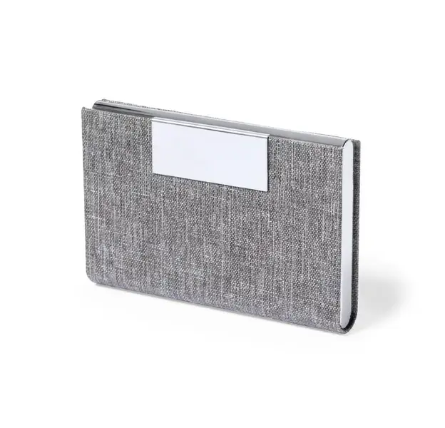 Visitenkartenetui Restek - grau, Farbe: grau personalisierte Geschenke , 5 image