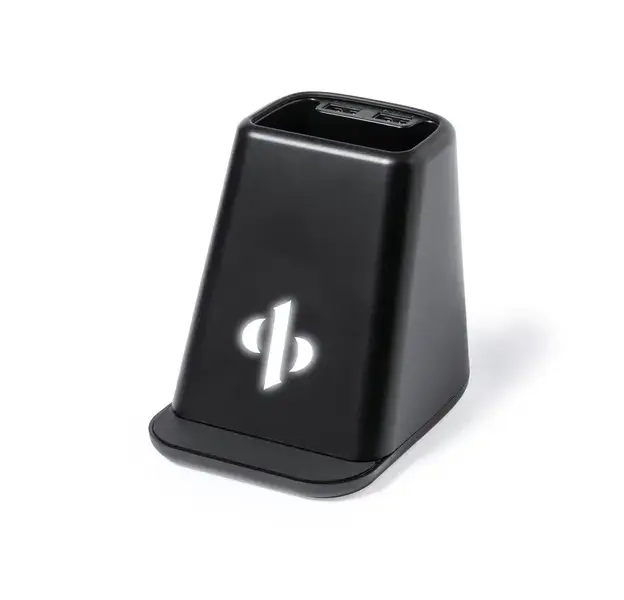Multifunktion Stifthalter Eddar - schwarz, Farbe: schwarz personalisierte Geschenke , 7 image