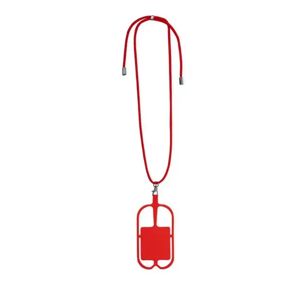 Schlüsselband Sebly - rot, Farbe: rot personalisierte Geschenke , 4 image