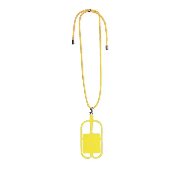Schlüsselband Sebly - gelb, Farbe: gelb personalisierte Geschenke , 2 image