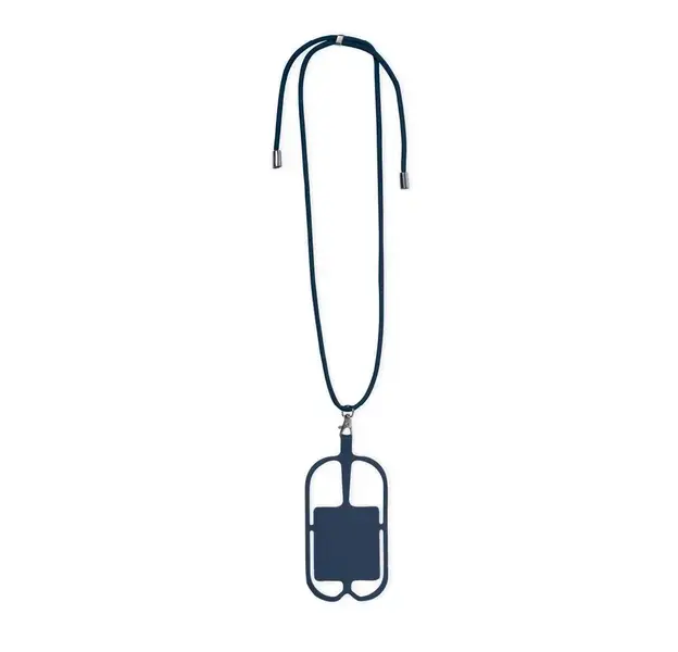 Schlüsselband Sebly - navy blau, Farbe: navy blau personalisierte Geschenke , 3 image